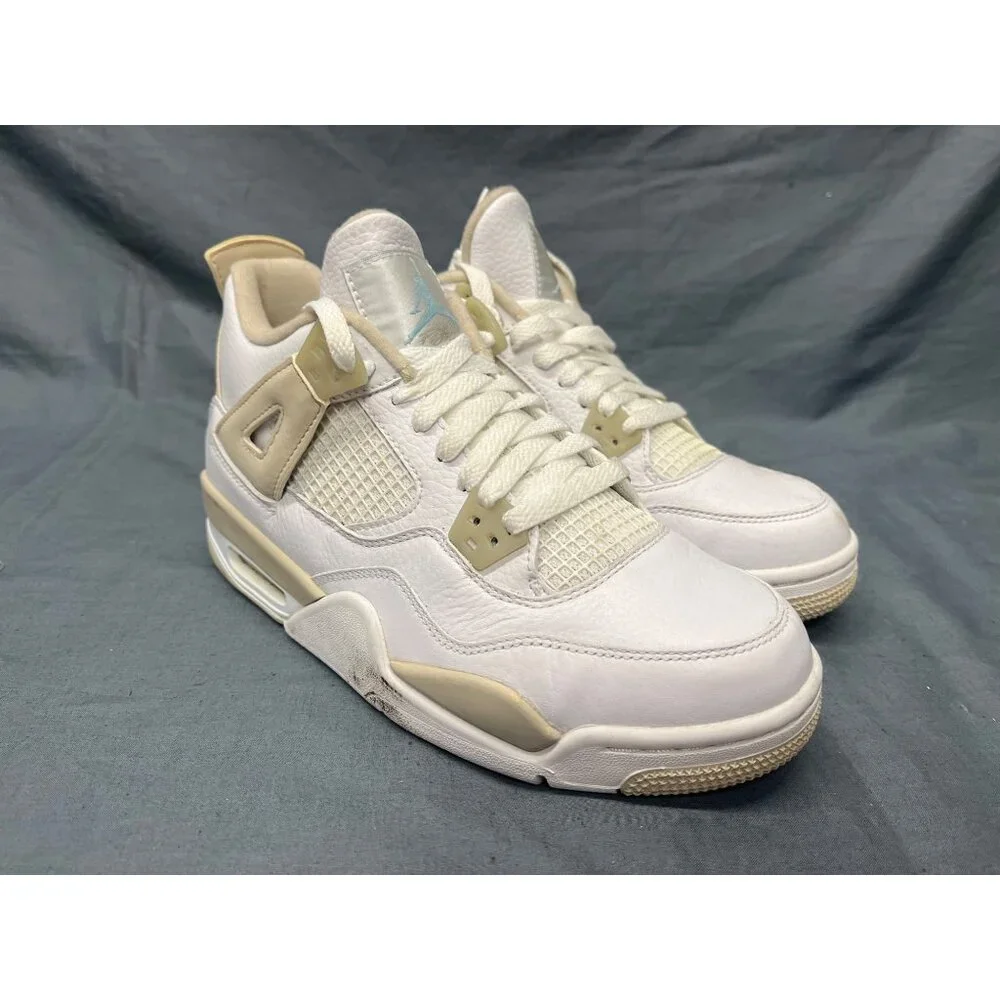 Nike Boys Air Jordan 4 Retro (GS) Sneakers Sand 487724-118 Size 6 DISPLAY MODEL! - Picture 10 of 16